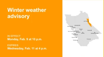 عاصفة ثلجية مرتقبة.. تحذير لسكان بحيرة تاهو الكبرى من طقس الاثنين وحتى الأربعاء